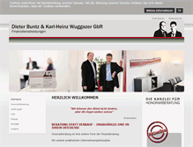 Tablet Screenshot of bw-kanzlei.de